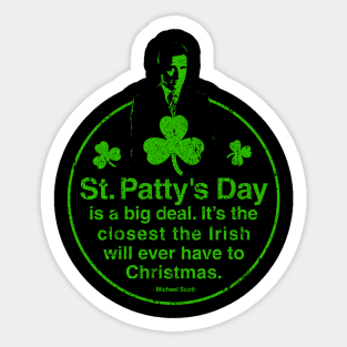 St. Patty's Day by Michael Scott Sticker